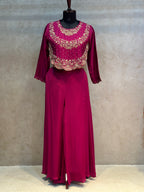 DESIGNER ZARDOSI HANDWORK PLAZO SET