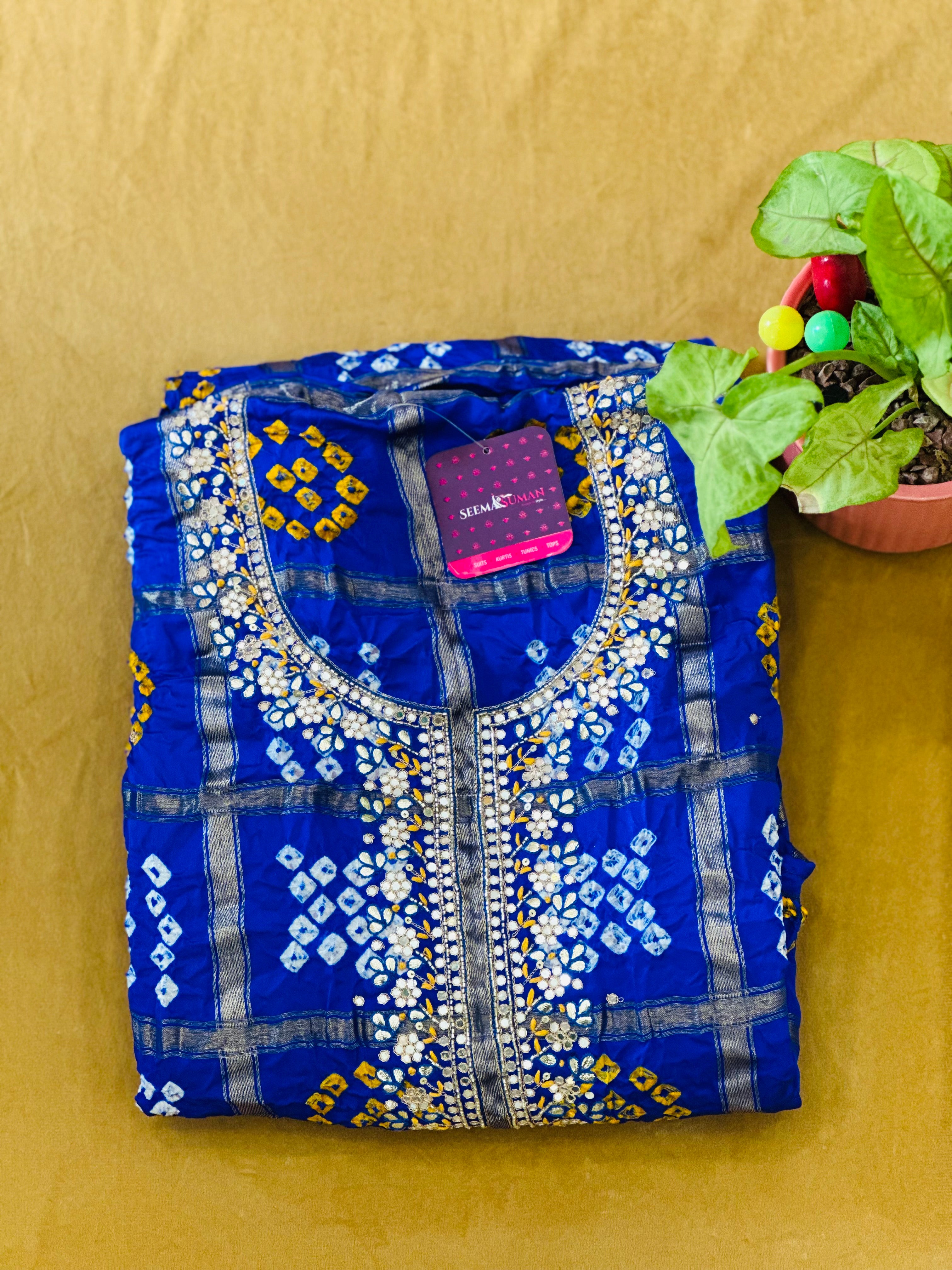 Royal Bhandej Grace Unstitched Suit Set