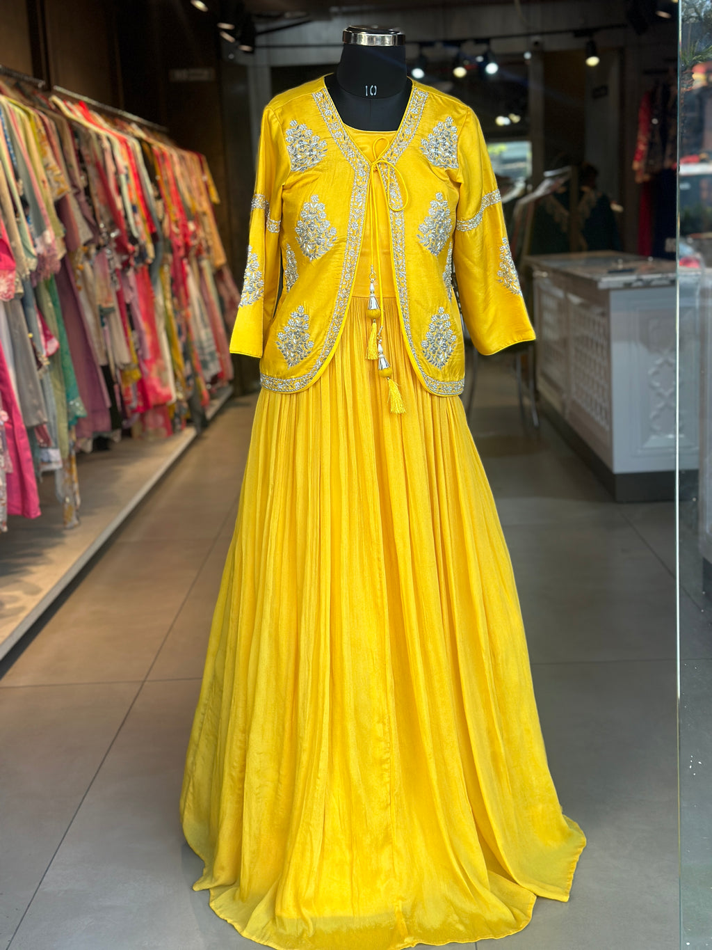 INDO-FUSION GOWN WITH JACKET SET