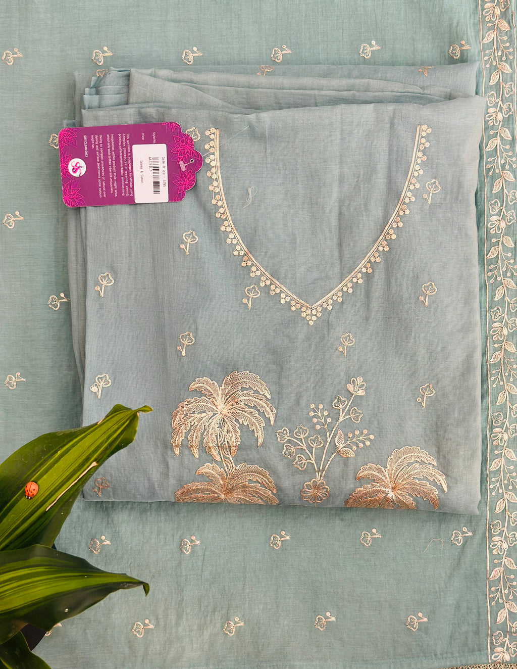 Pure Malchanderi Unstitched Suit Set
