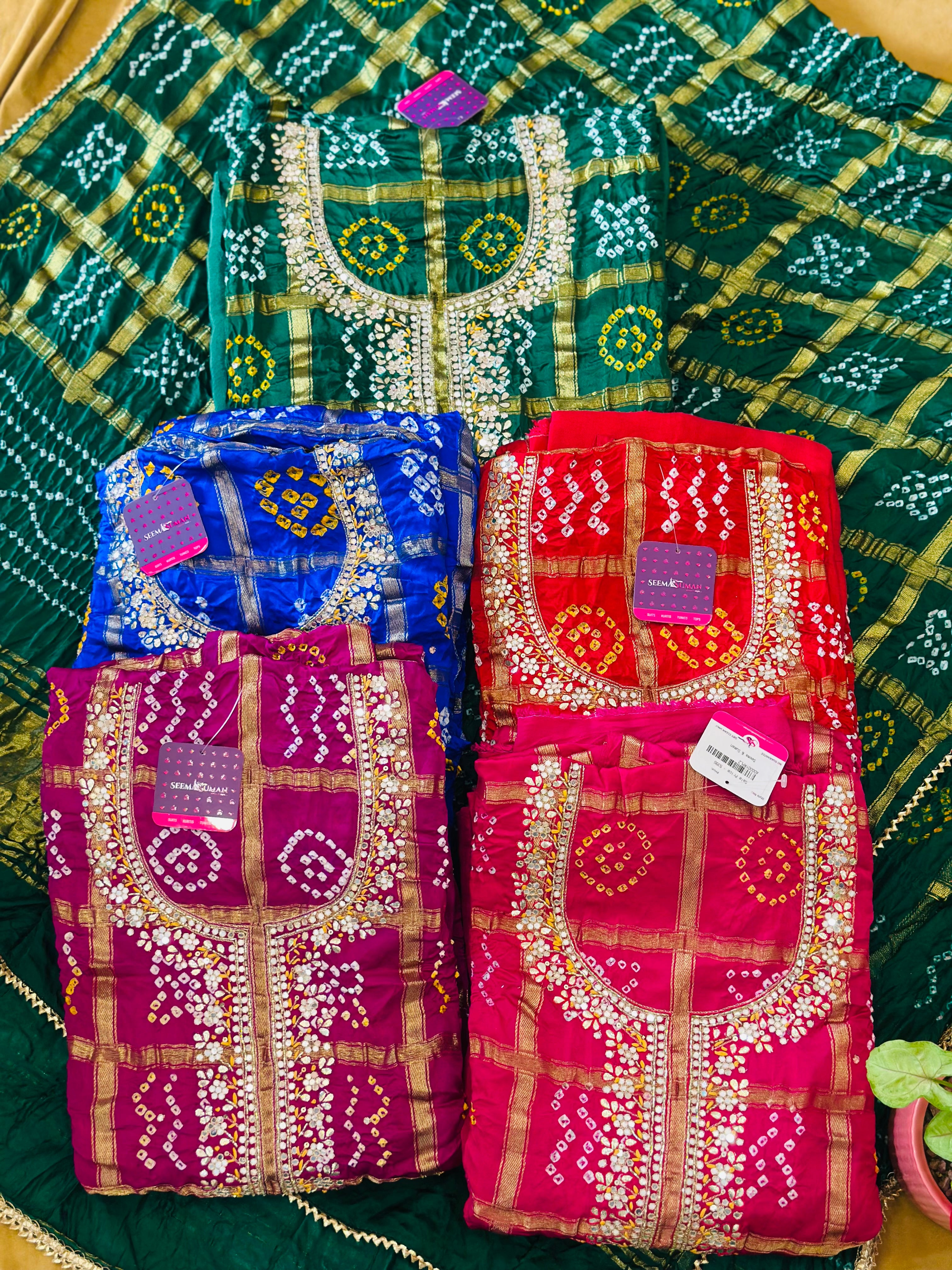 Royal Bhandej Grace Unstitched Suit Set