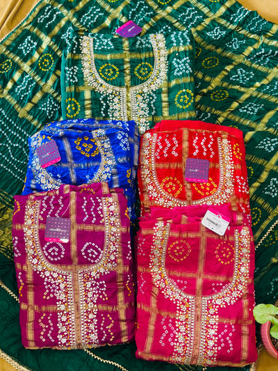 Royal Bhandej Grace Unstitched Suit Set