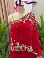 Elegant Drape Handwork Set