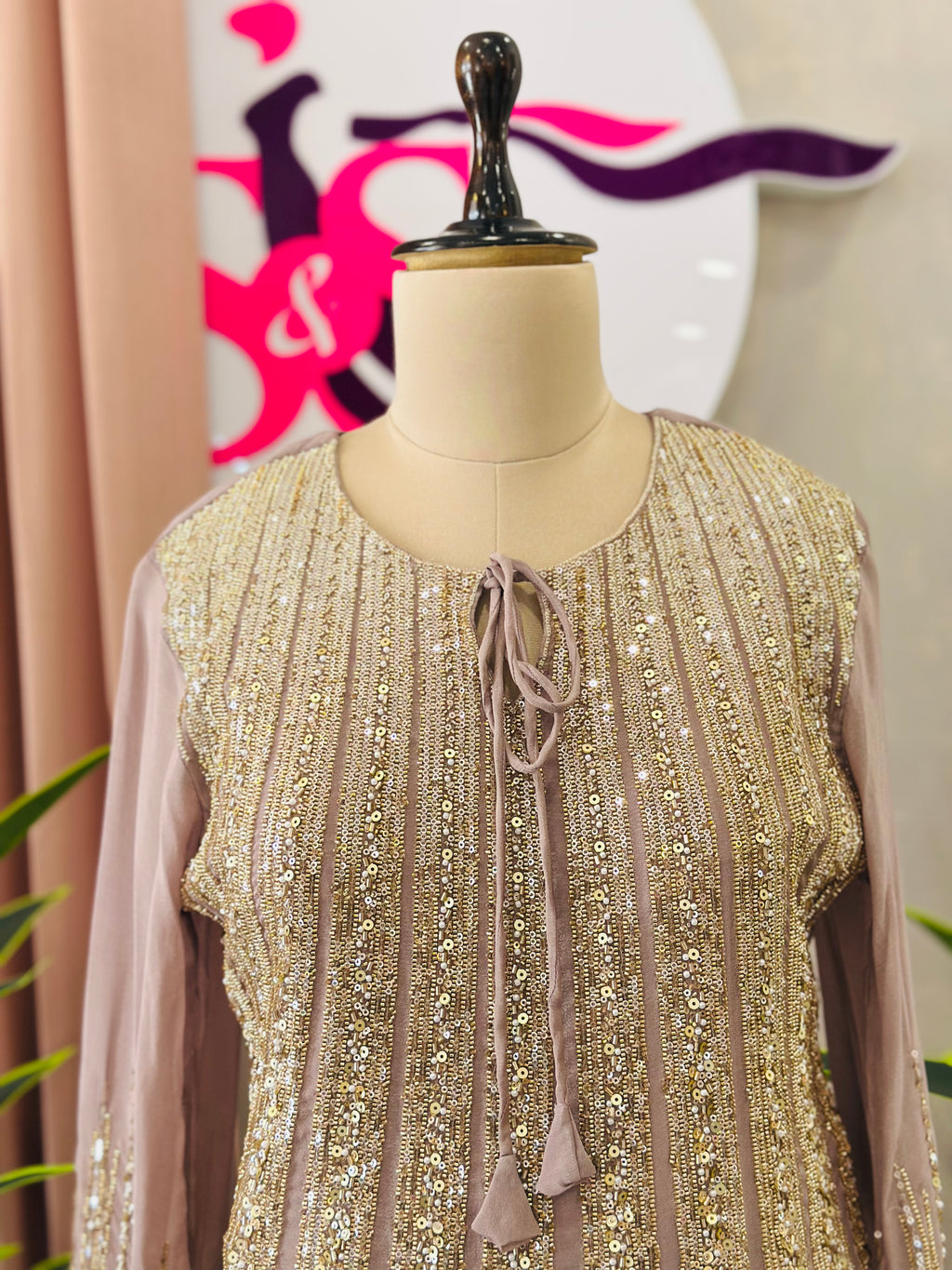 Elegant Handwork Kurta Set with Graceful Dupatta