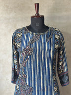 Pure Crepe Kurta Set With Dupatta