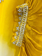 Ombre Handwork Kaftan Set