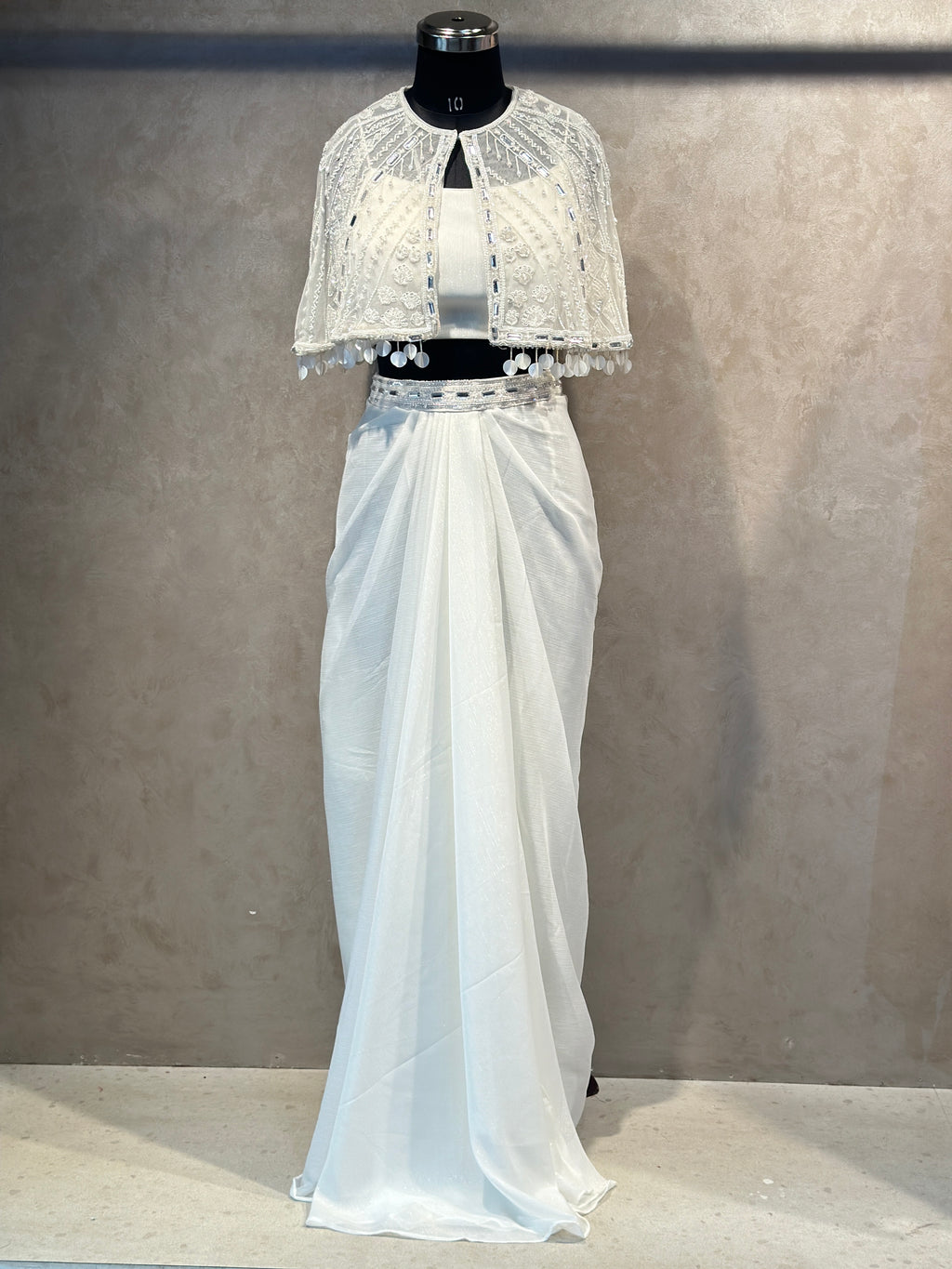 DESIGNER SLIT SKIRT OR CAP SET