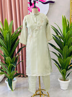 Classic Handwork Kurta Pant Co-ord Set