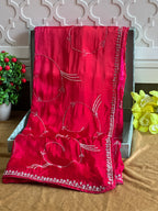 PREMIUM OMBRE JAAL HANDWORK SAREE