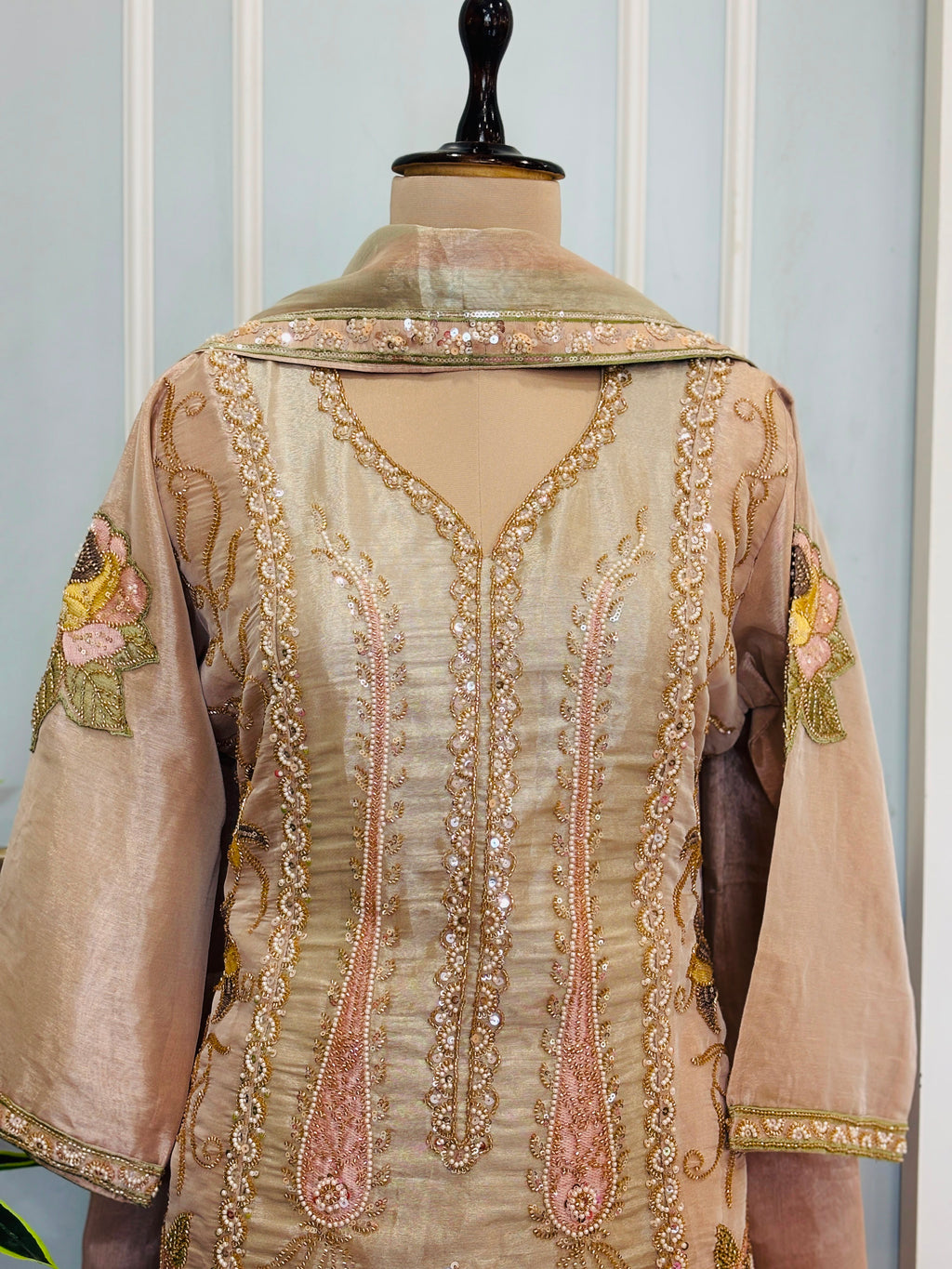 Premium Handwork Kurta Palazzo with Dupatta