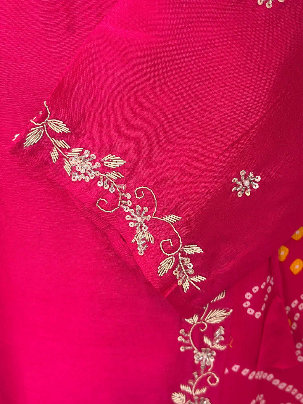 Traditional Bandhani Angrakha Kurta Set with Dupatta ✨