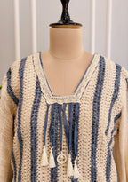 Premium Embroidered Jute Co-ord Set