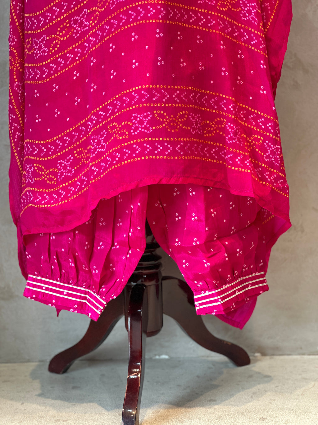 PURE CHINON KAFTAN WITH AFGANI PANT