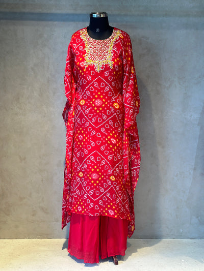 BHANDEJ KAFTAN SET
