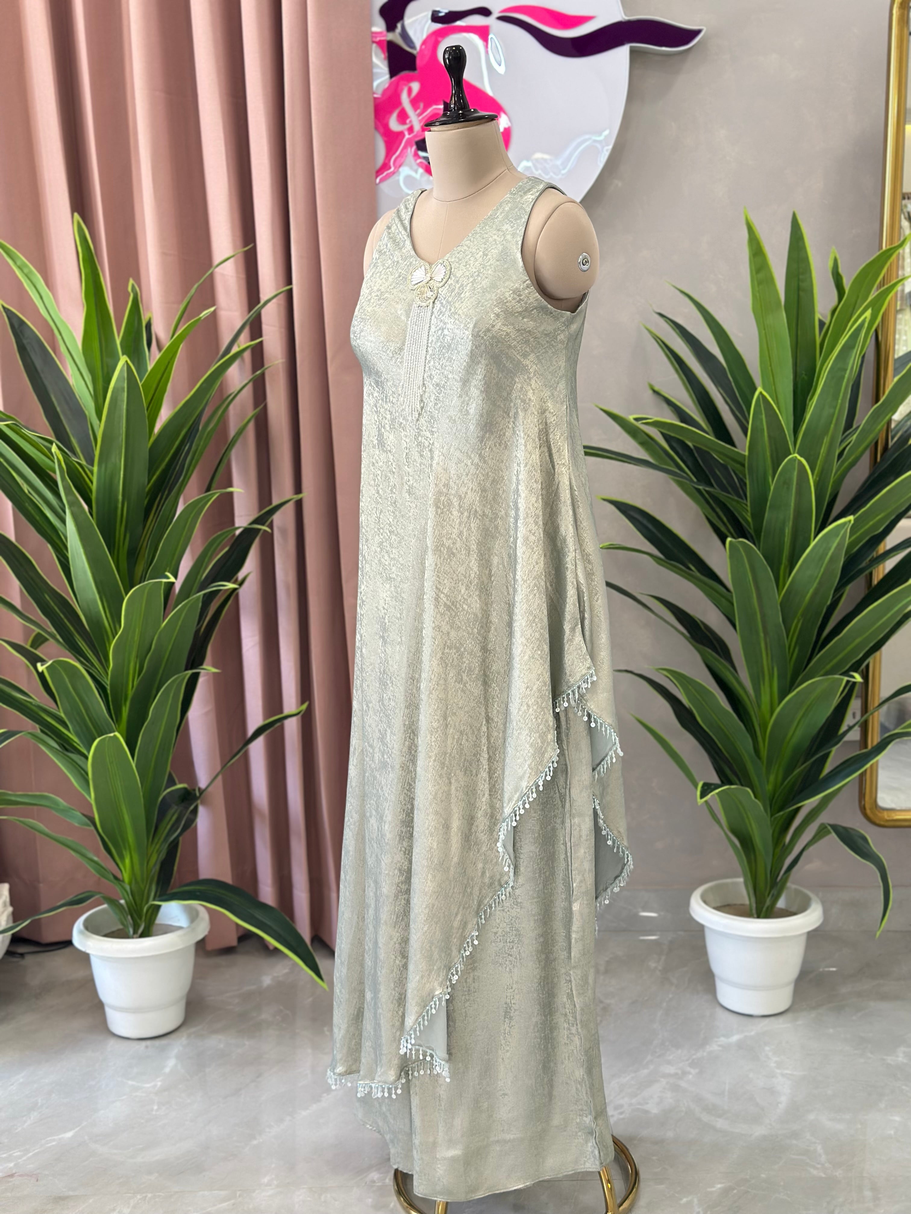 Classy Handwork Indo-western Set