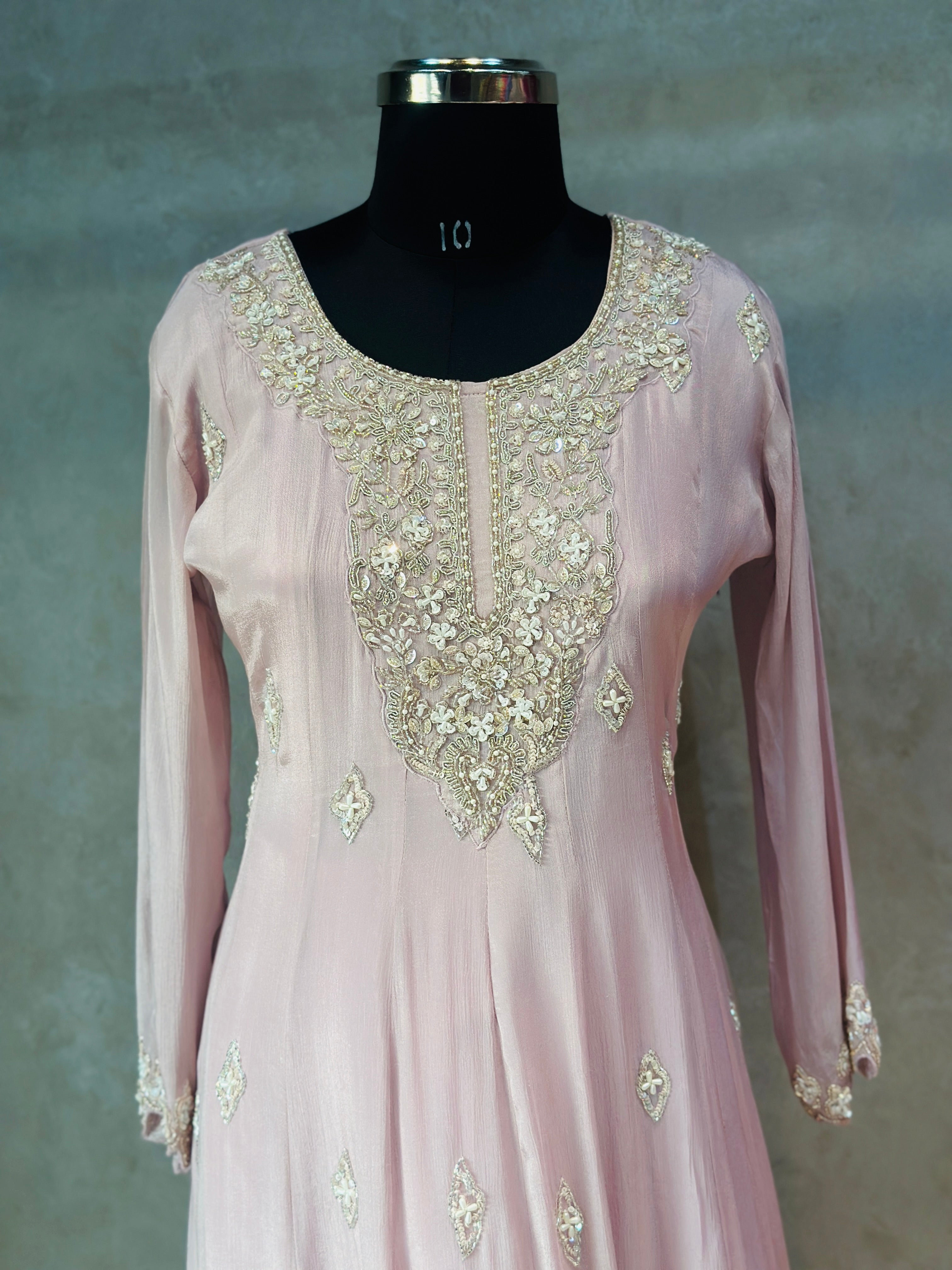 PREMIUM ANARKALI WITH HANDWORK