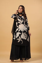 PURE MUSLIN PLAZO SET