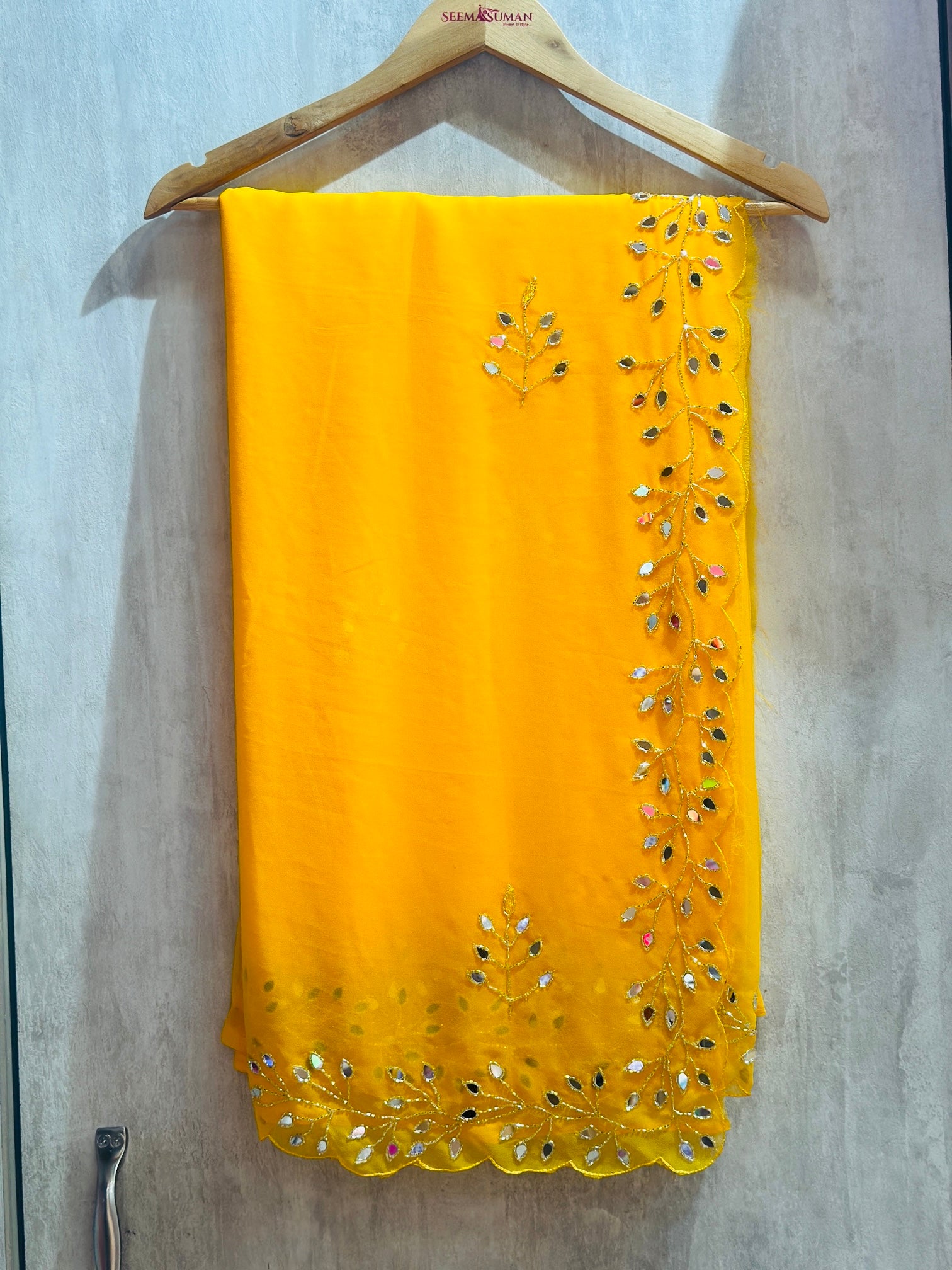 GEORGETTE HANDWORK SAREE