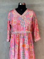 PRINTED ANGRAKHA SUIT