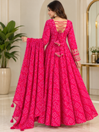 ✨Royal Flare Bandhani Anarkali Set ✨
