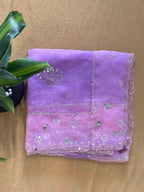 Pure Organza Saree with Handwork