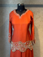 BEAUTIFUL INDO-FUSION PLAZO SET