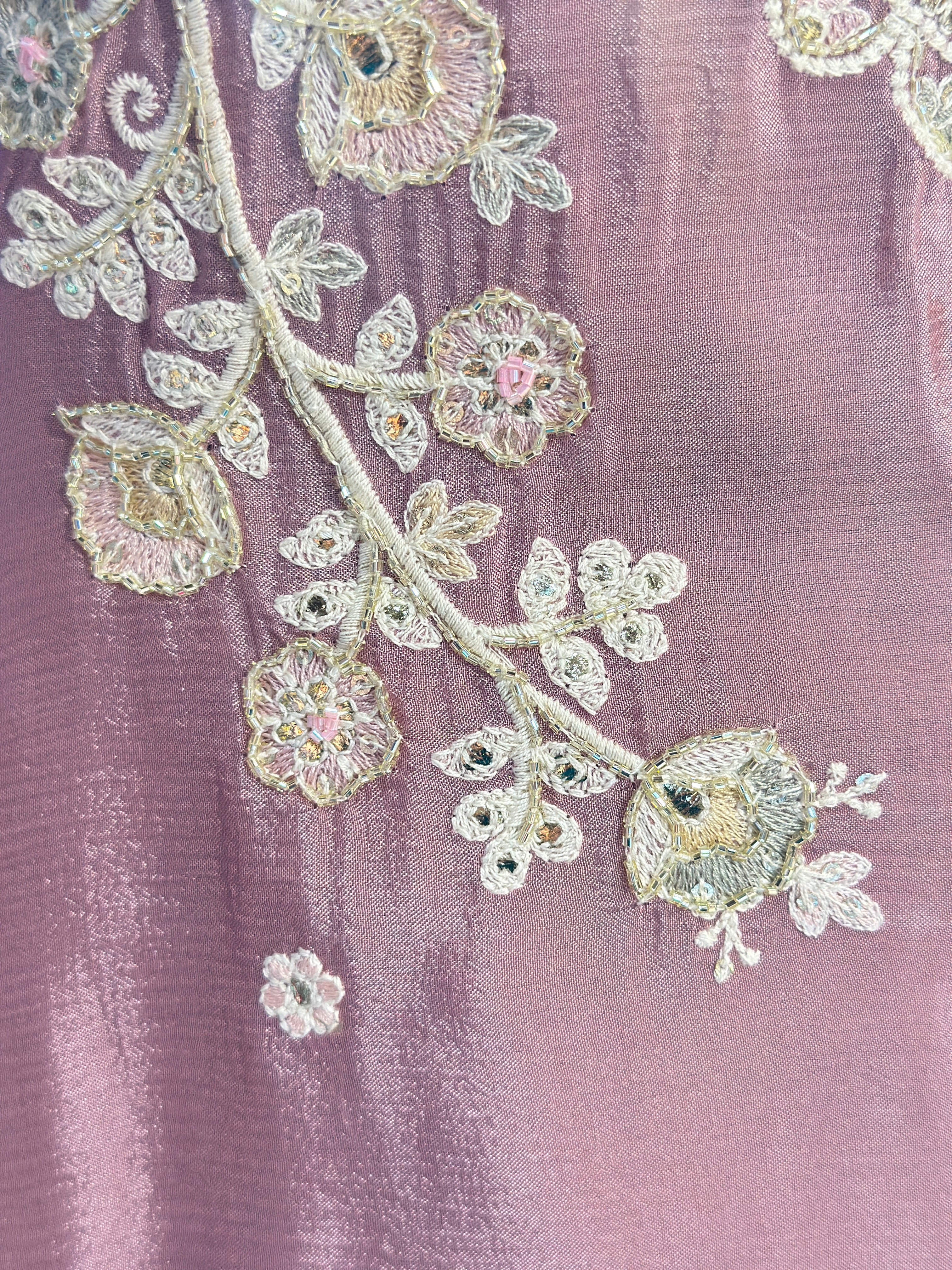 PURE CHINON HANDWORK CO-ORD SET