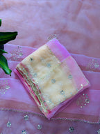 Pure Organza Saree with Handwork