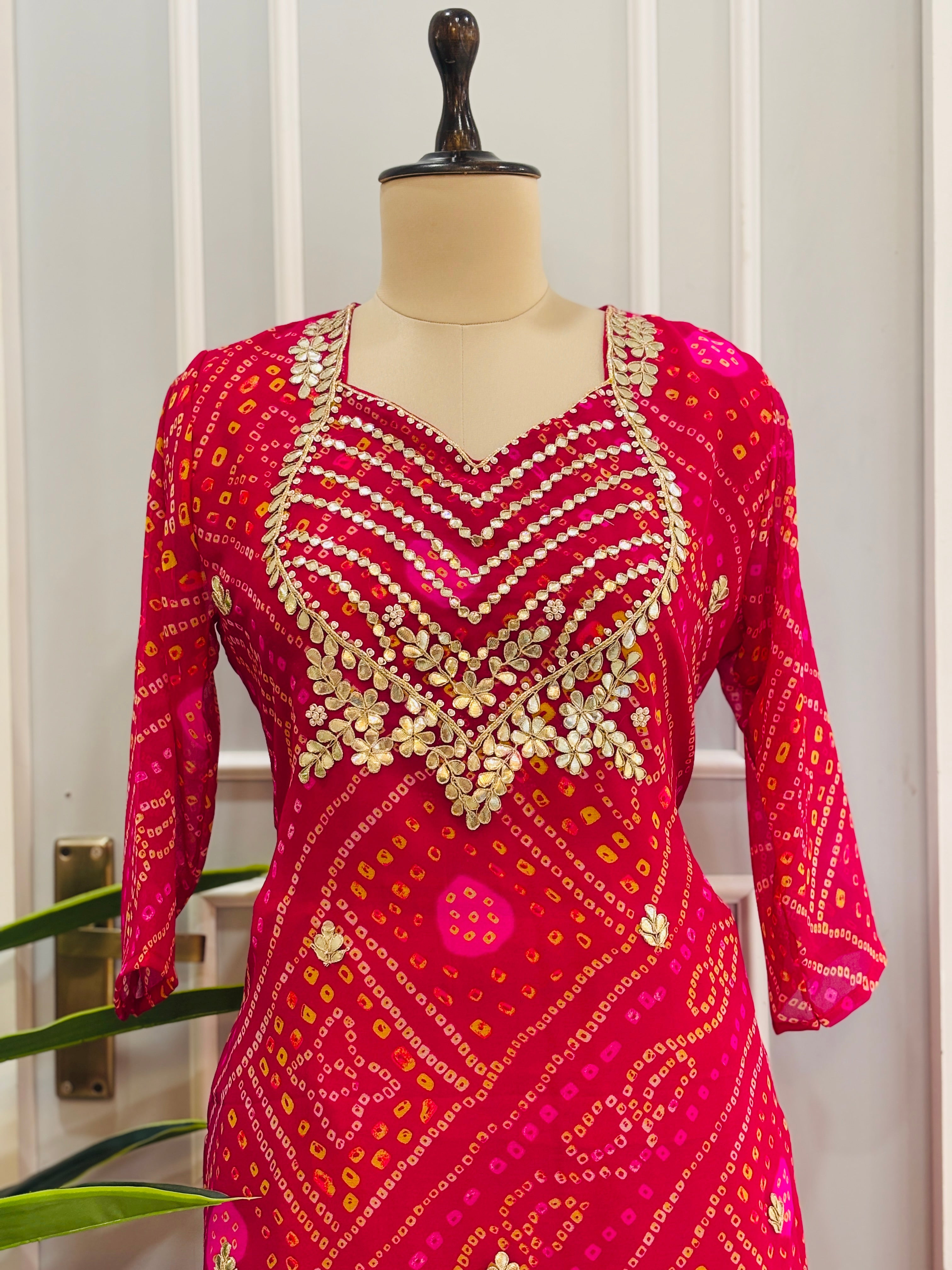 Royal Bandhej Palazzo set Collection