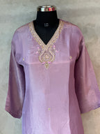 PURE ZARI TISSUE HANDWORK SUIT SET