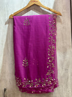 GEORGETTE HANDWORK SAREE