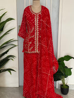 ✨ Festive Handwork Dupatta Set ✨