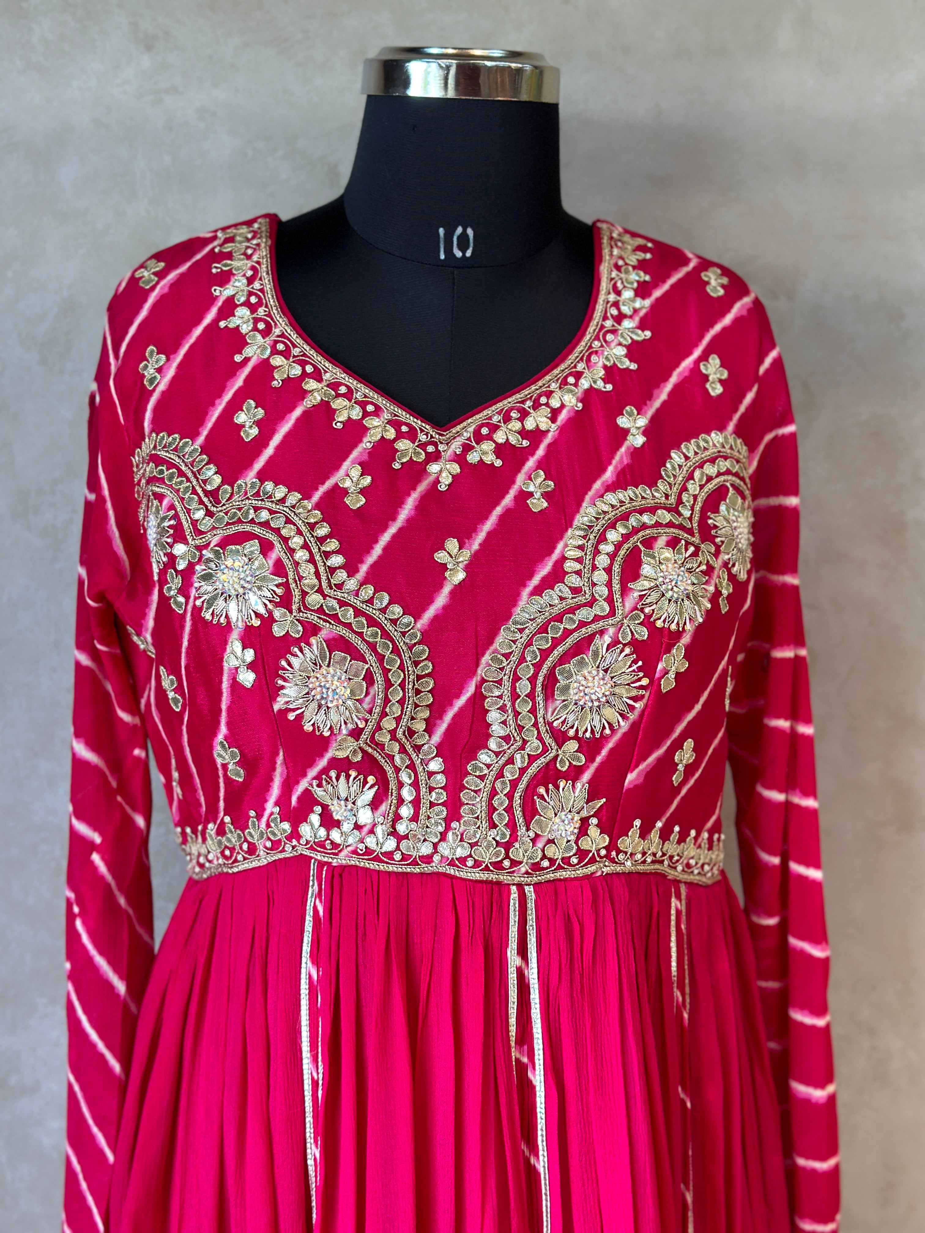 BRIDE SPECIAL LAHARIYA HANDWORK SUIT