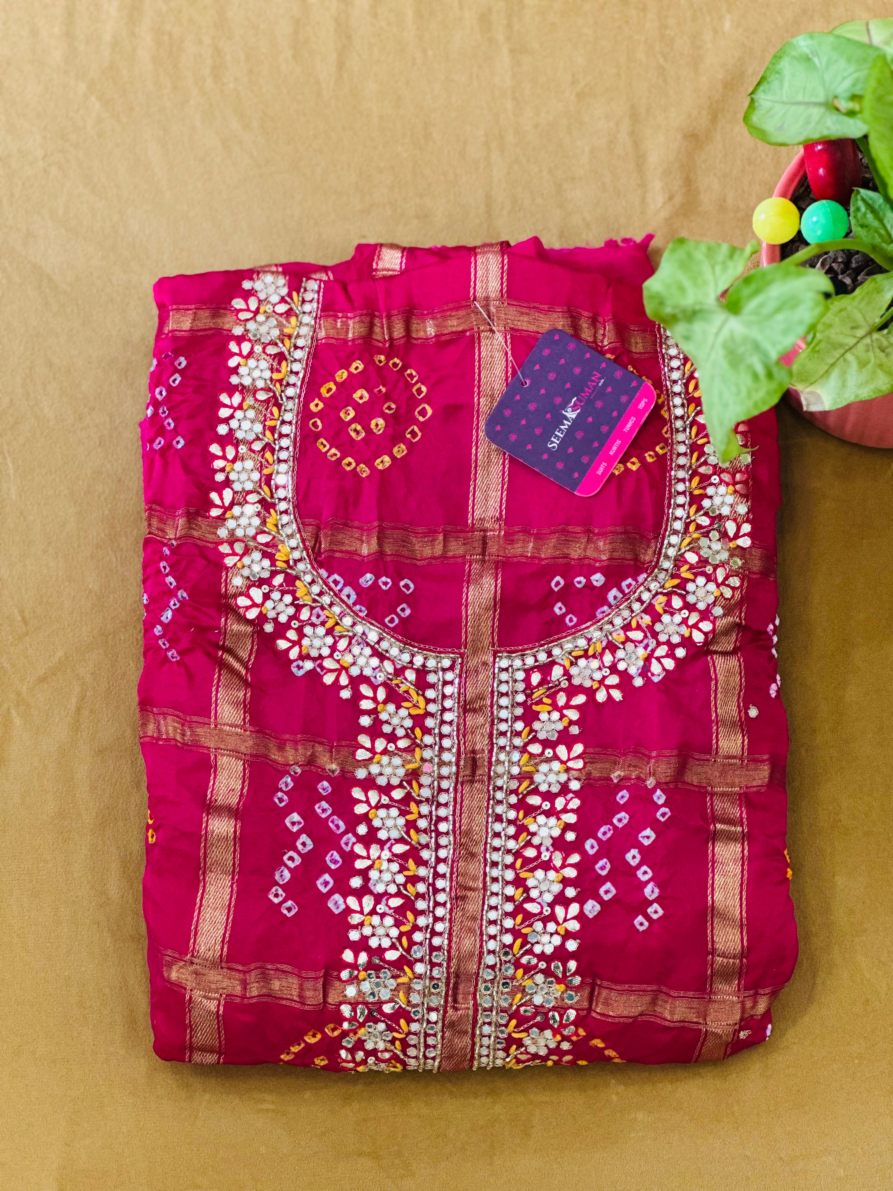 Royal Bhandej Grace Unstitched Suit Set