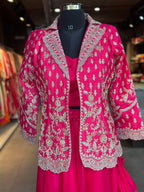 INDO-FUSION SHRARA WITH JACKET SET