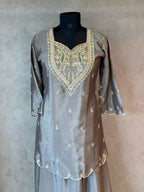 🌷🦋BEAUTIFUL HANDWORK PLAZO SET IN TWO SHADES 🦋🌷