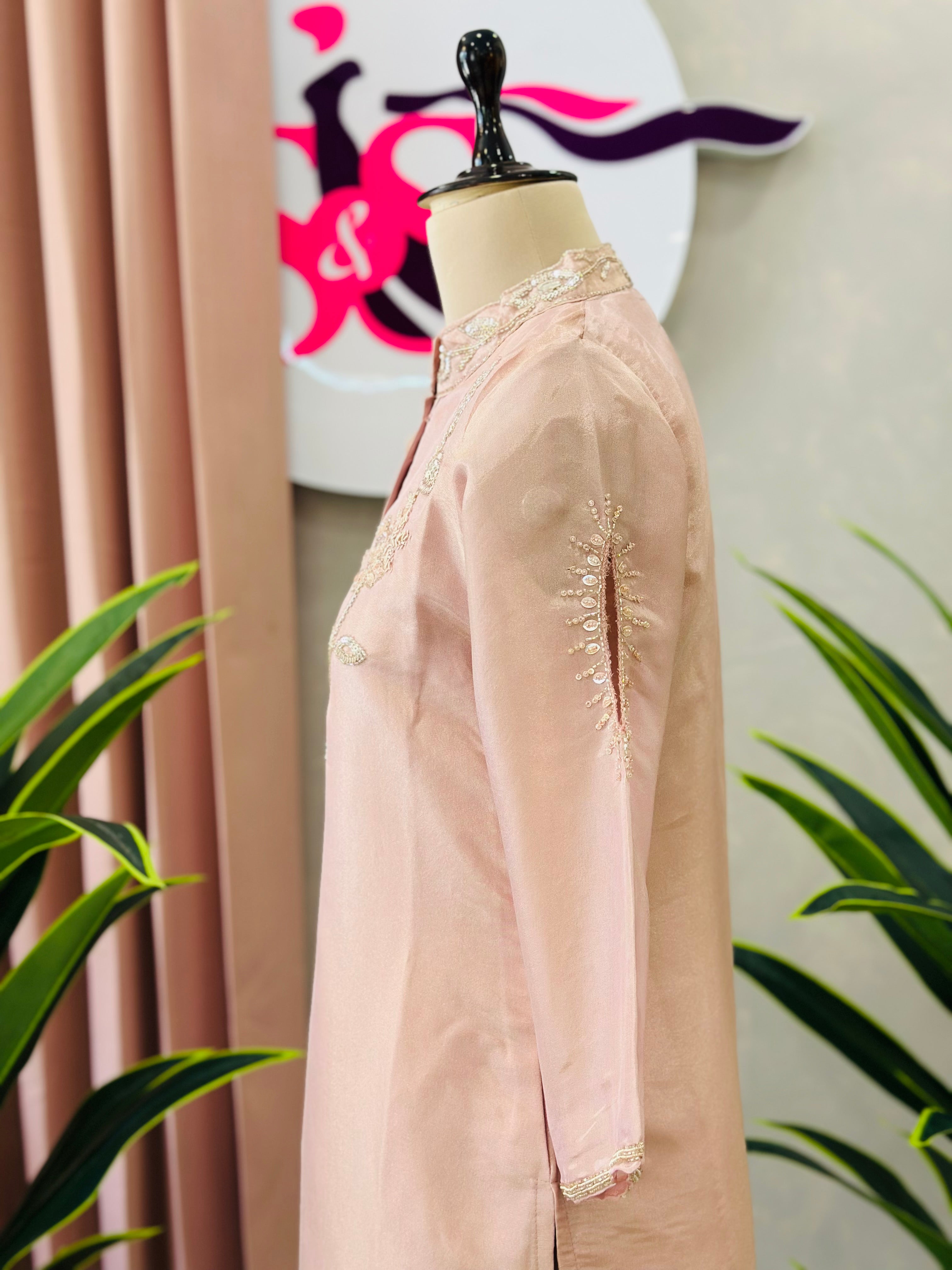 Classic Handwork Kurta Pant Co-ord Set