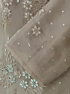 Pure Zari Tissue Handwork Plazo Set
