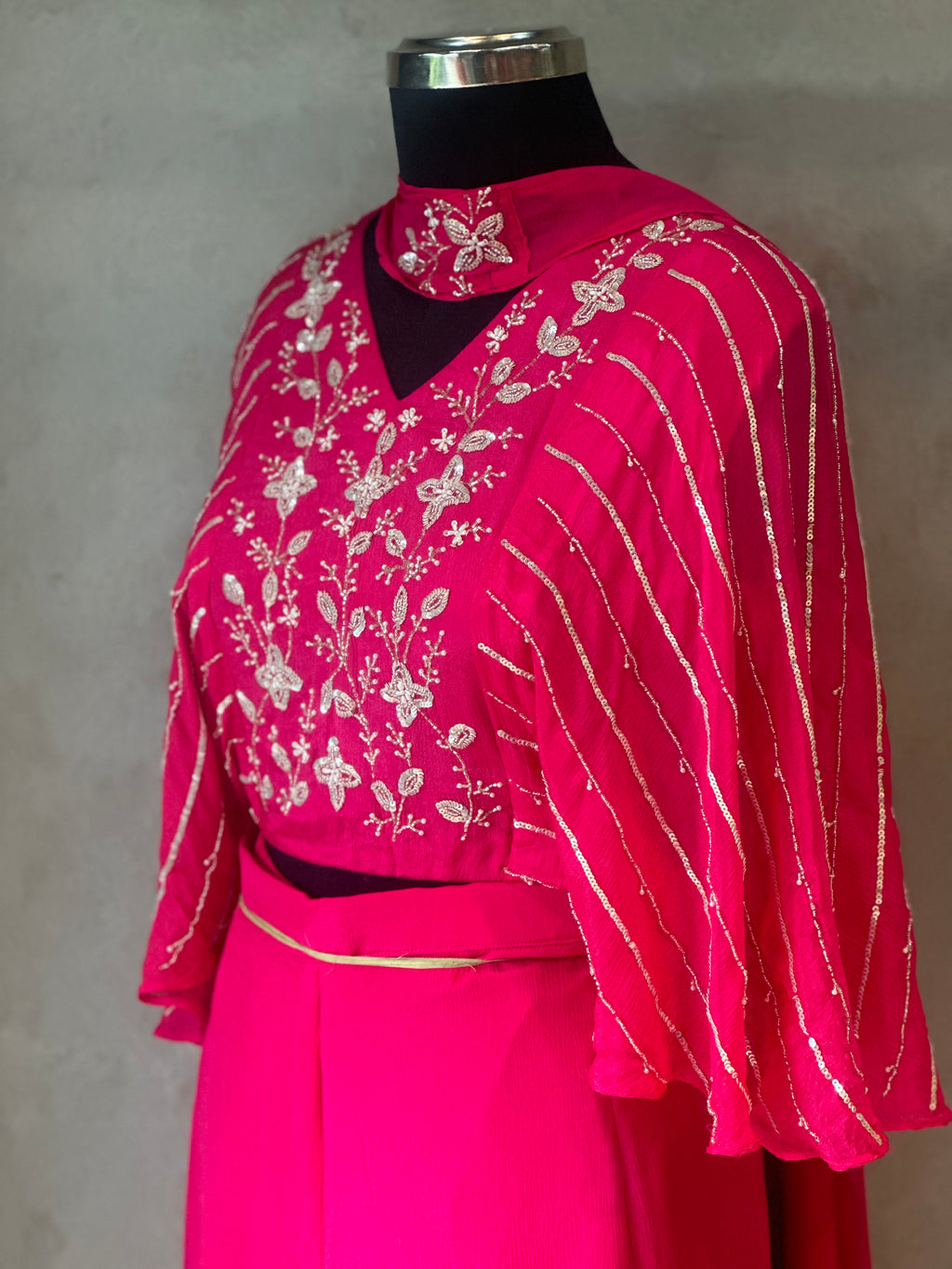 TRENDY HANDWORK PLAZO SET