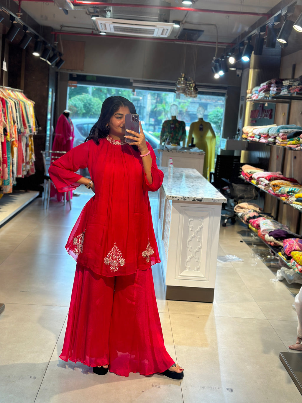 HIGH-NECK CO-ORD SET