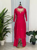 Neckline Elegance Kurta Set