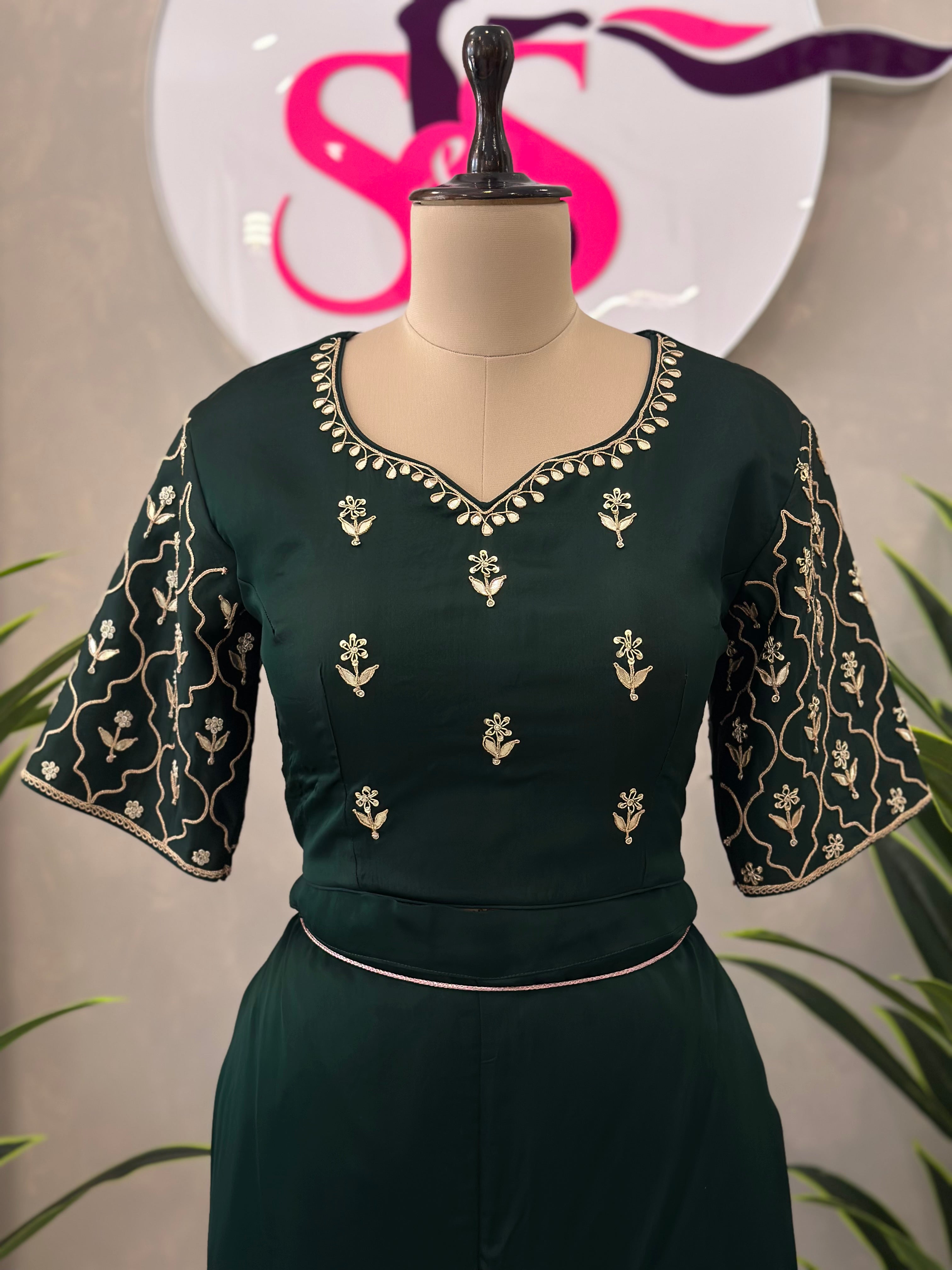 Premium Gota patti Handwork Jacket Set