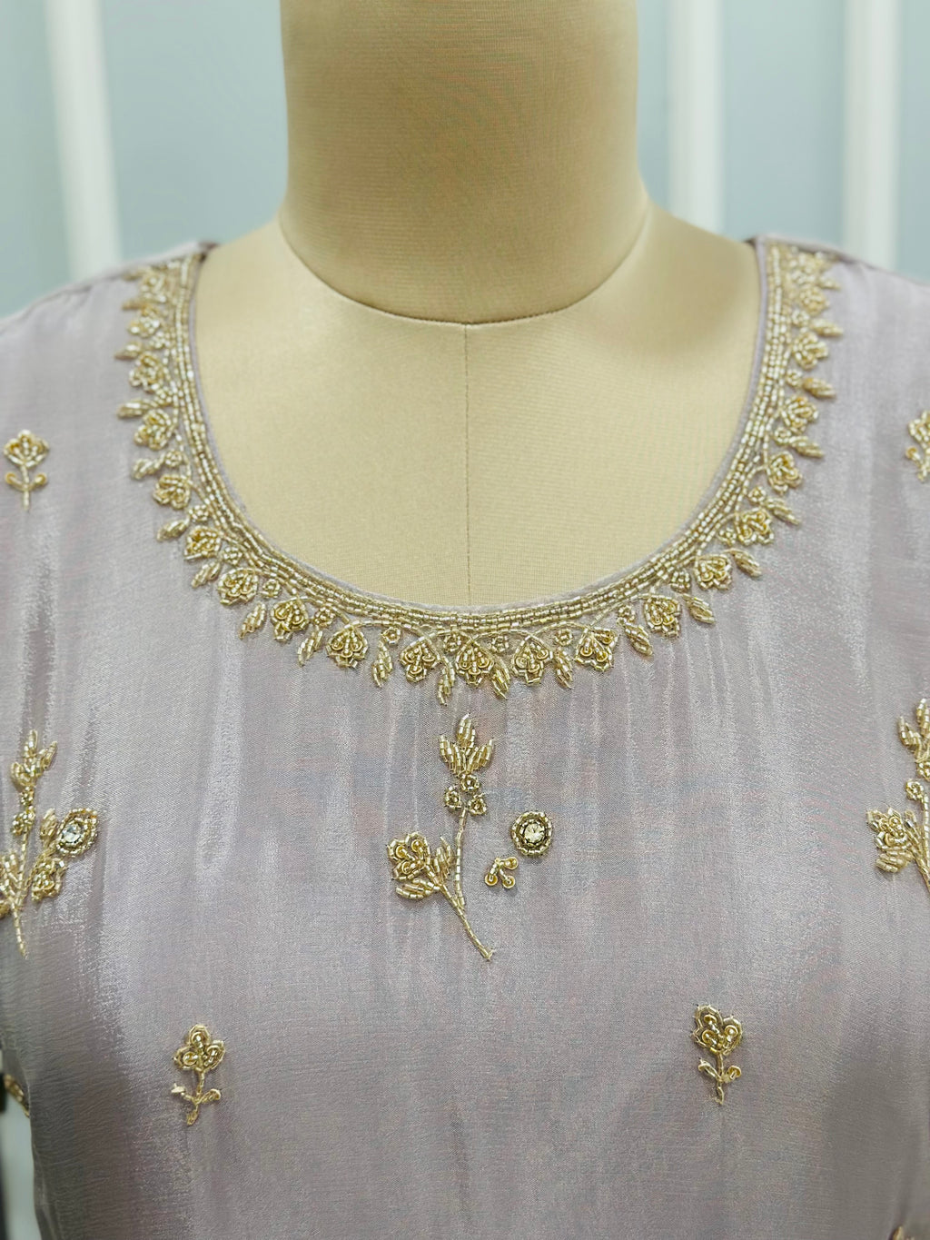Ethereal Handwork Kurta Palazzo Set