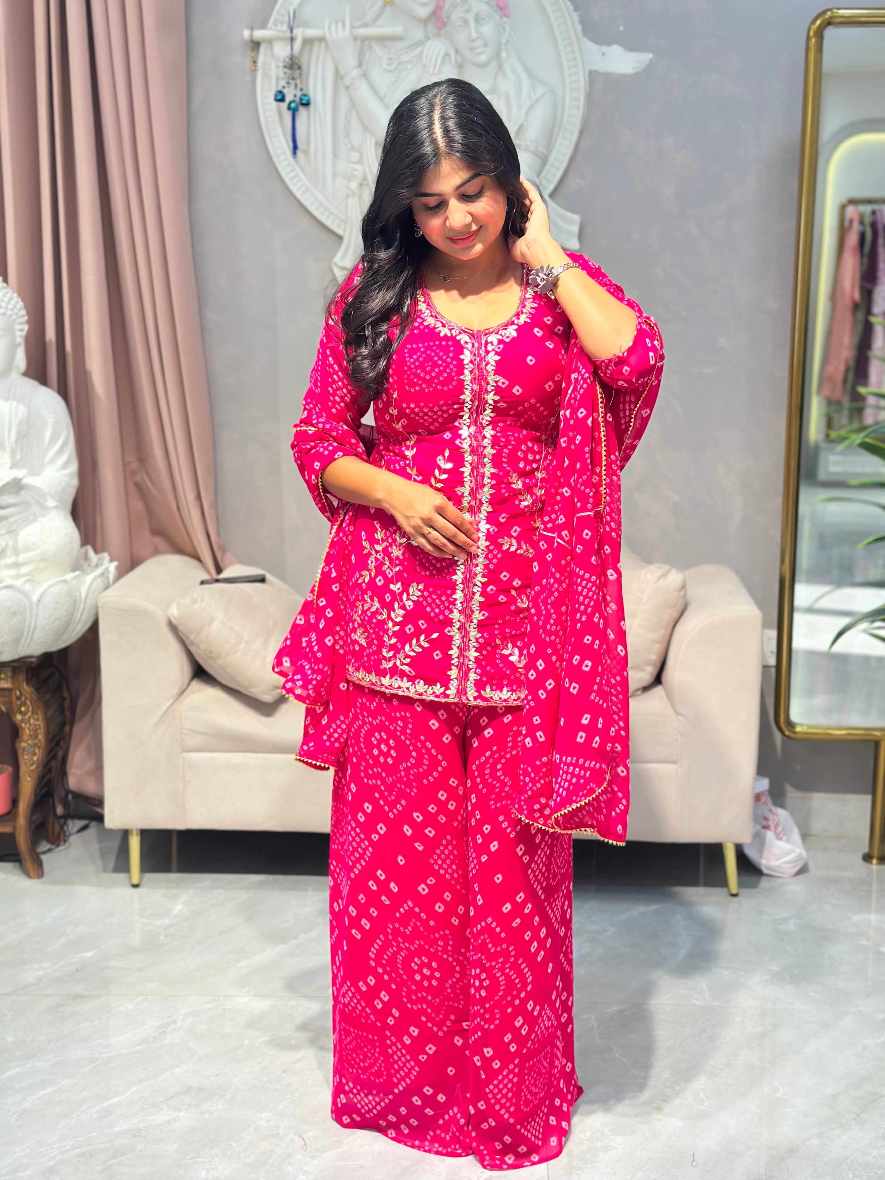 ✨ Festive Handwork Dupatta Set ✨