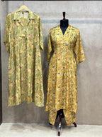 PURE CREPE FRONT CUT CO-ORD SET