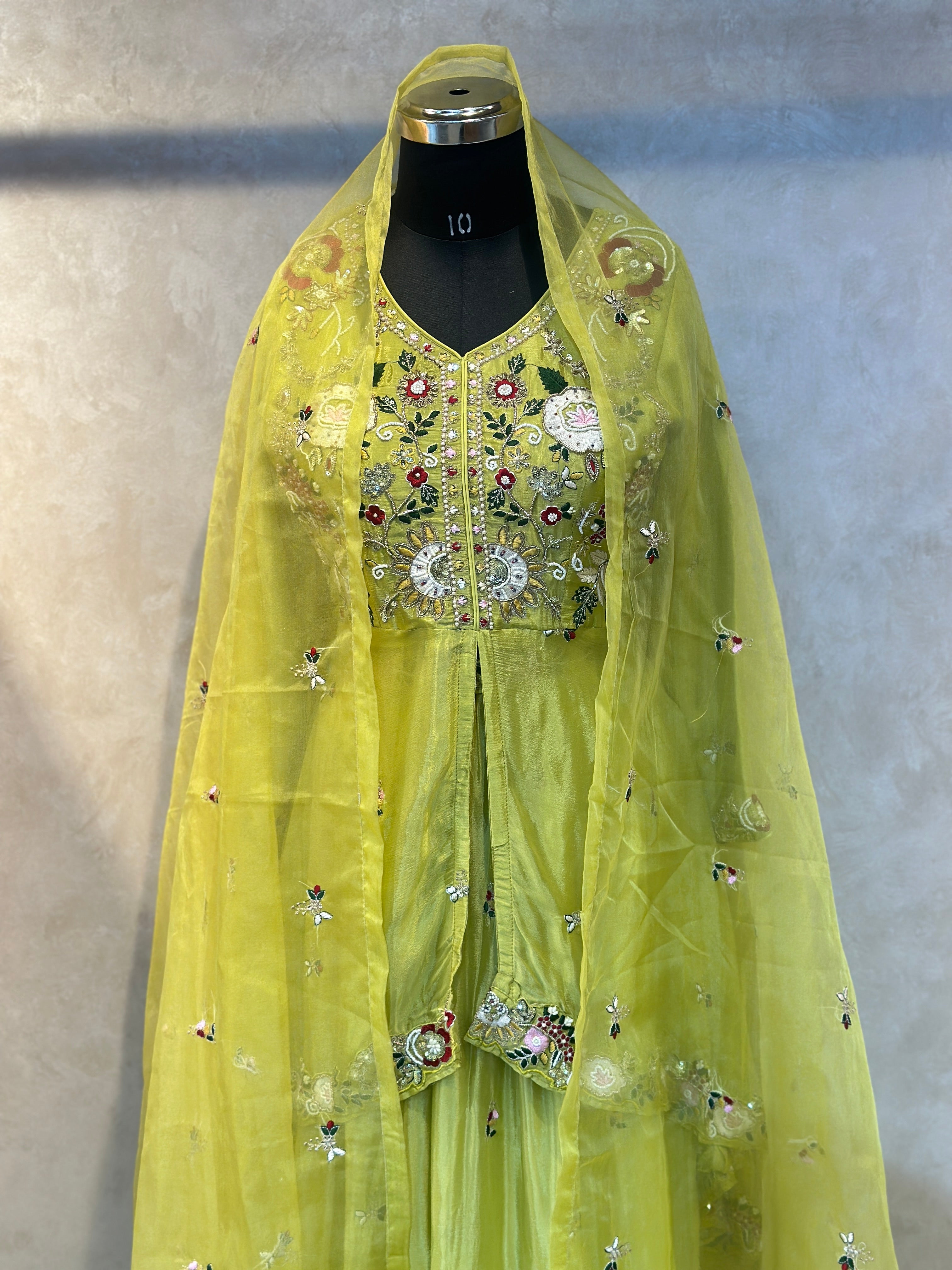 INDO-FUSION PEPLUM LEHNGA SET