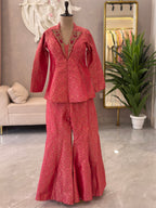 Royal Brocade Jacket Skirt Set
