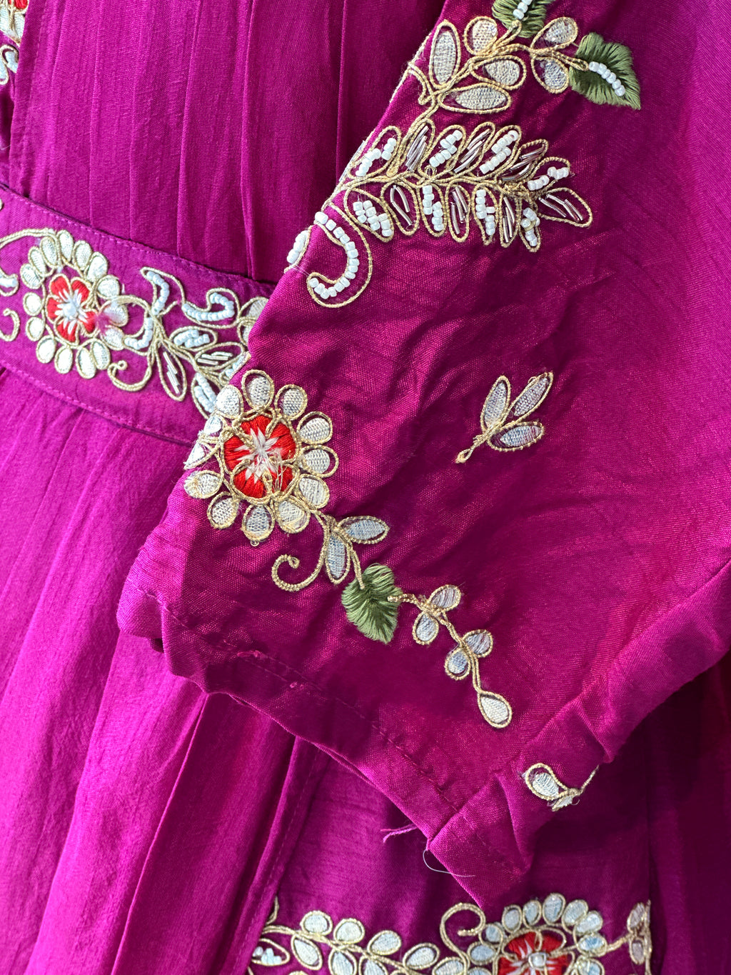 DRAPPED INDO WESTERN SKIRT SET