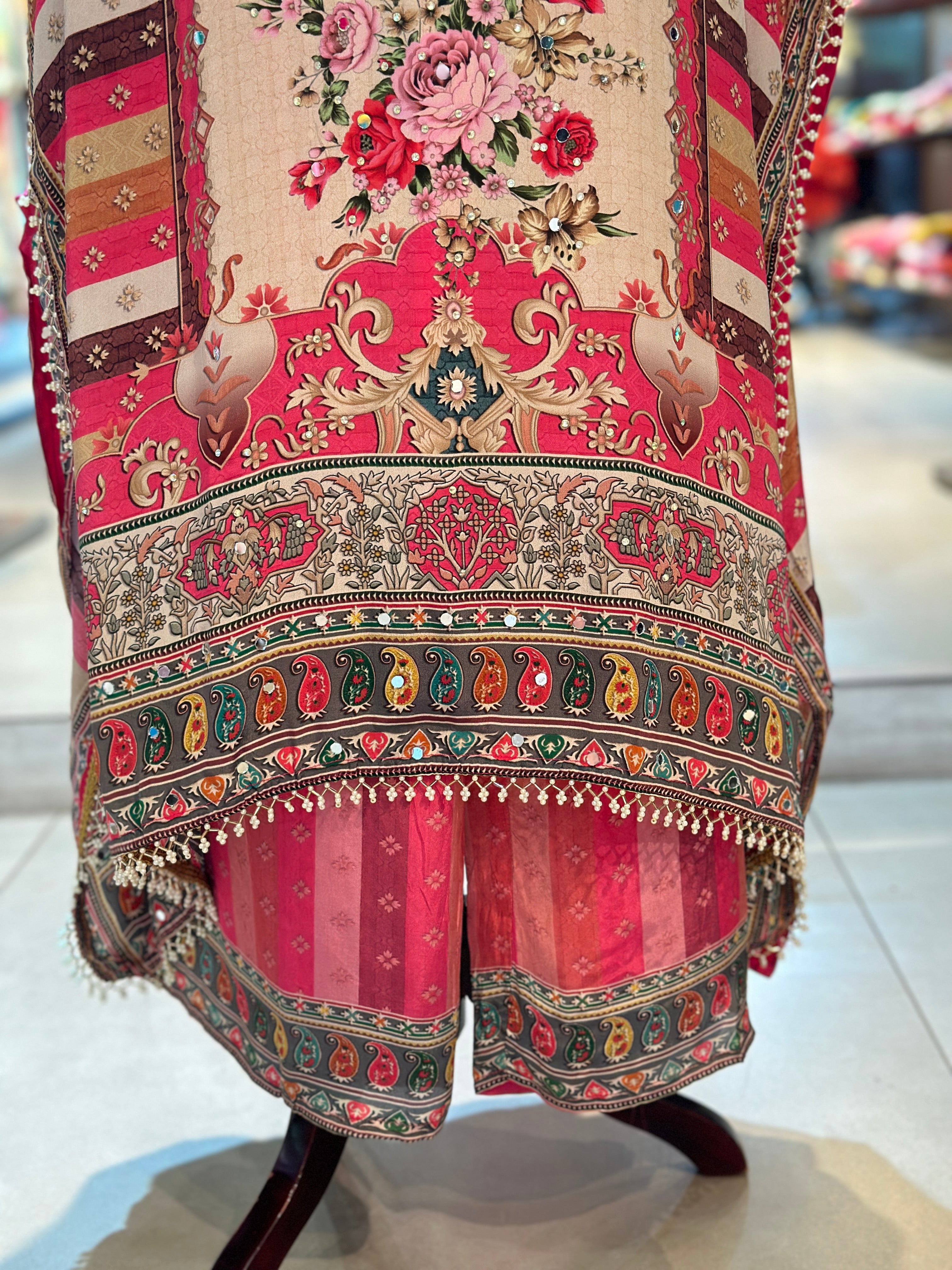 PURE CREPE KAFTAN SET