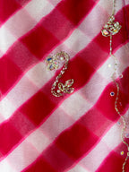 PURE CHIFFON HANDWORK LAHARIYA SAREE